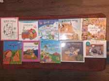 Lot of 10 Korean Children  s Picture Books   Hardcover   Korean Language