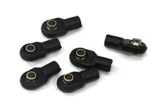 Silver M3 Short Ball Ends for 3mm Tie Rods & Ball Links, Axial Traxxas