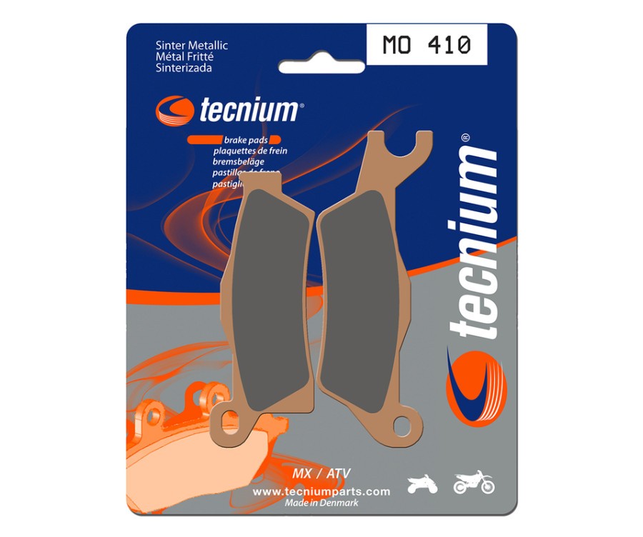 Plaquettes de frein TECNIUM métal fritté, l'excellence pour votre Quad MO410