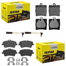 TEXTAR BREMSBEL&Auml;GE VORNE+HINTEN passend f&uuml;r MERCEDES C-KLASSE W203 W209 SLK R171
