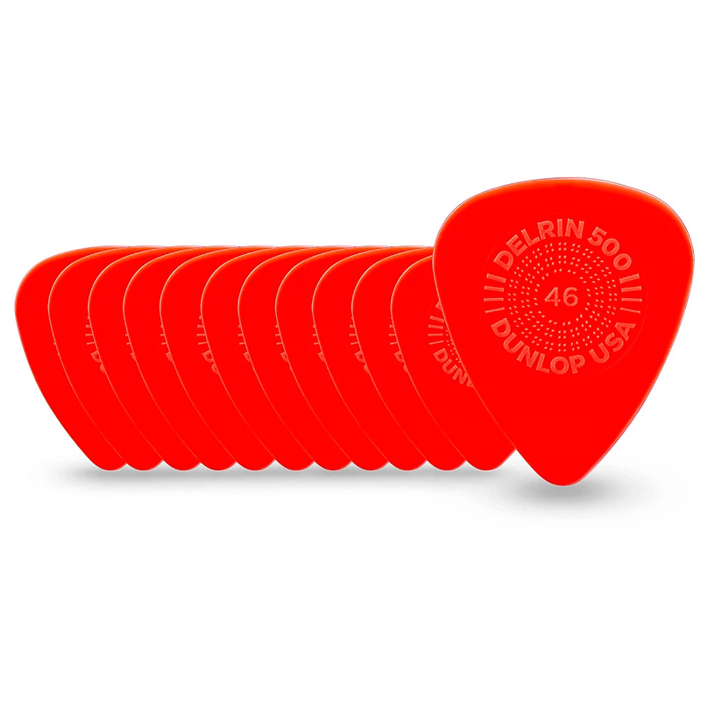 Медиаторы Dunlop Prime Grip Delrin 500 46 мм 12 штук в упаковке 2190₽