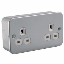 Image of Knightsbridge Metal Clad Switches and Sockets