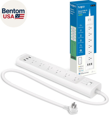 Smart Wi-Fi Power Strip - Matter Compatible, Energy Monitoring, Surge Protection