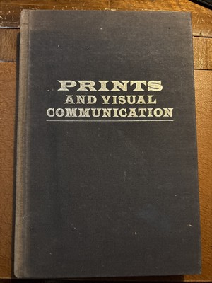 Prints and Visual Communication William M Ivins Jr 1969 Da Capo Press  VG US ED