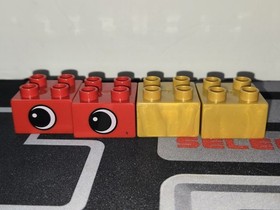 Duplo Lego 50th Anniversary Set #4085 Limited Edition 2 Gold Blocks