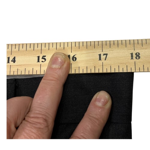 EXC 2pc 43/44L Suit Jacket Sport Coat Blazer 35/36x31 Pants Charcoal Gray Black - Picture 20 of 24