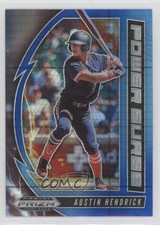 2020 Prizm Draft Picks Power Surge Blue & Carolina Hyper Austin Hendrick 0c2