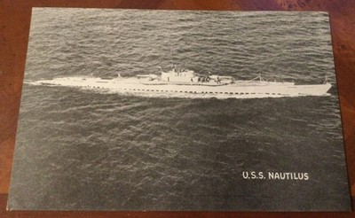 U.S.S. Nautilus Naval Submarine SS-168 - WWII 8'' x 5'' Black and White Photo