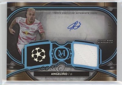 2021 Museum Collection UEFA Champions League Sapphire 29/75 Angelino Auto 0s9u