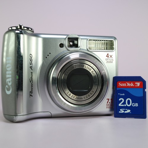 Canon Digital Camera PowerShot A560 7.1MP Silver Tested