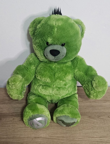 Build A Bear Marvel Avengers The Incredible Hulk Bear Green Plush 16" Stuffed 