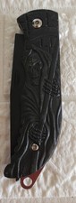Grim Reaper Pocket Knife Design 6" Open Folding