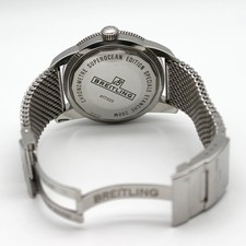 BREITLING WATCH A17320 SUPEROCEAN HERITAGE 46 AUTOMATIC DATE BLUE DIAL MEN'S F/S 5