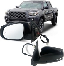 Left Driver side Mirror Fits 2016-2022 Toyota Tacoma With Power Glass, Heated,