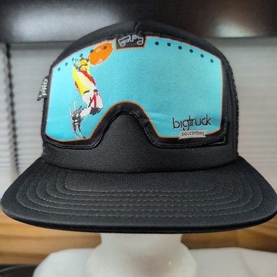 Big Truck Ski Goggles Mesh Snapback Black Hat
