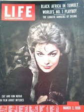 Life International Magazine March 2,1959  Kim Novak Life International Magazine: