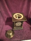VINTAGE MANTLE CLOCK LOOK LIKE CIGARETTE DISPENSER WITH LIGHTER LID — photo 5