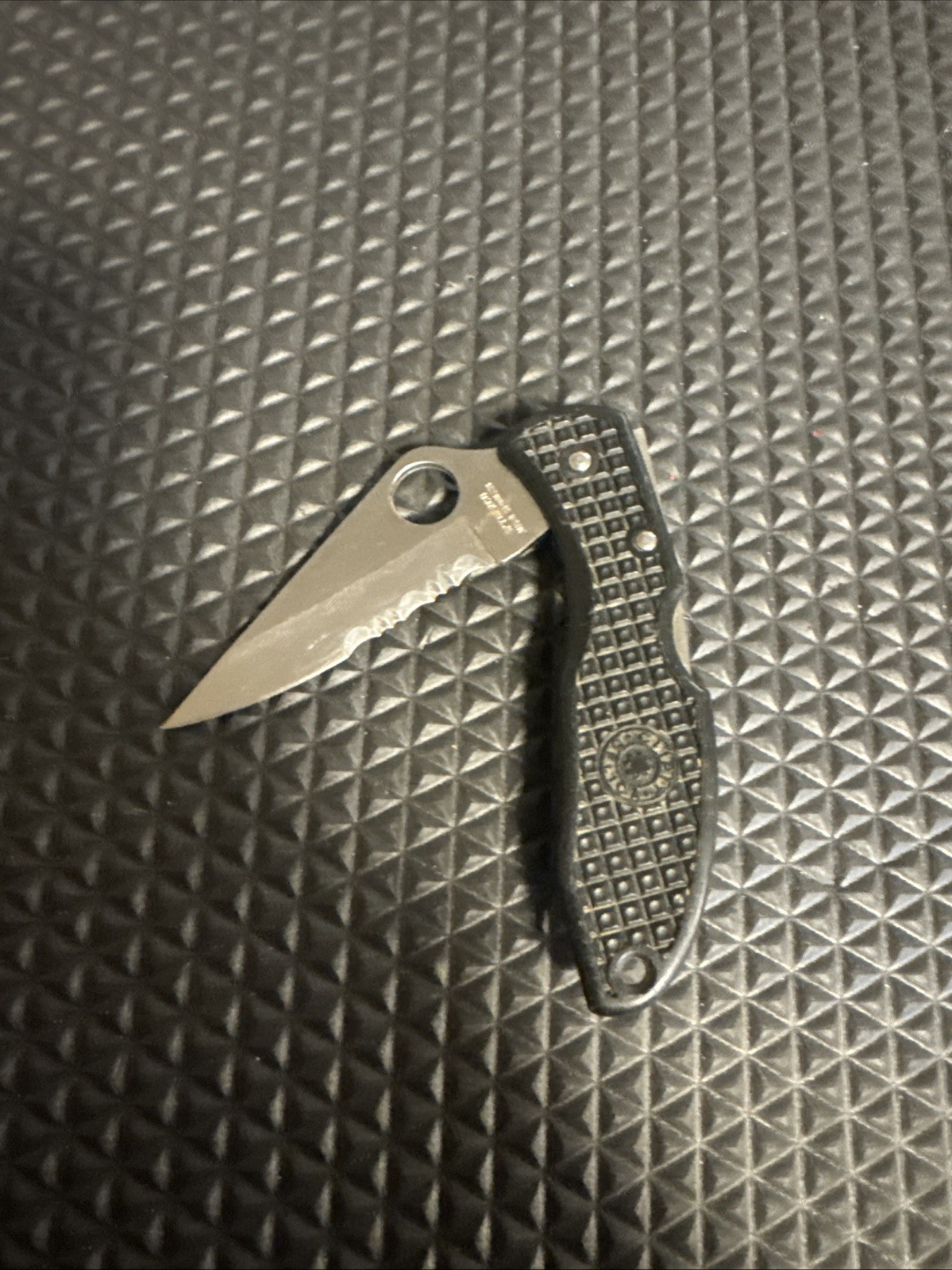 Spyderco Delica Black FRN ComboEdge Pocket Knife