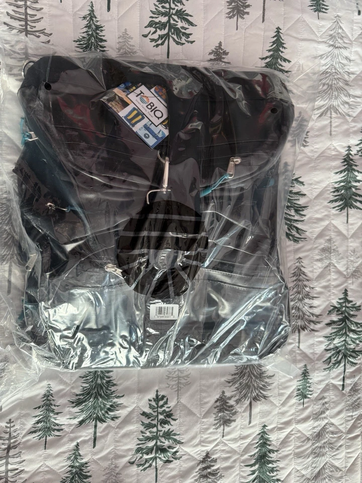 TOBIQ Travel Duffel 30L Sleek Tiny Vik Black 20-Section Organizer 17" Bag NEW - Image 2 of 3