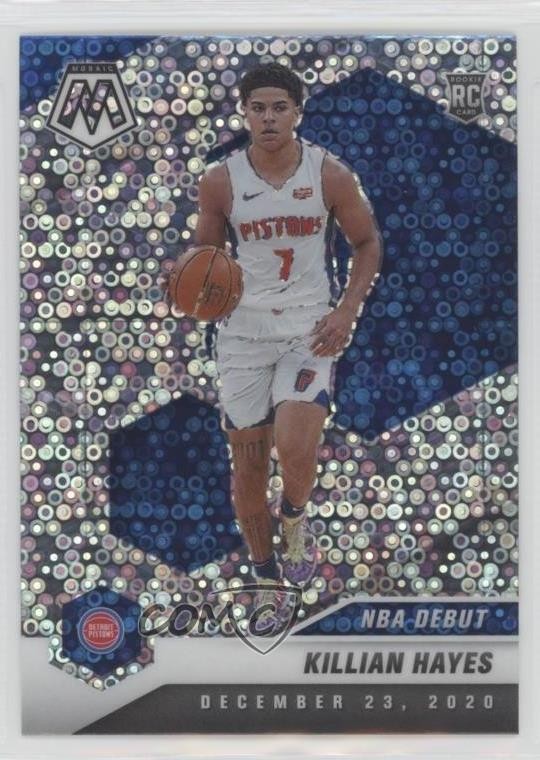 2020 Mosaic NBA Debut Fast Break Silver Prizm Killian Hayes #270 Rookie RC 0nr3