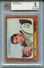 1966 Topps Joe Namath Card BVG 5 Graded Football #96 Centered
