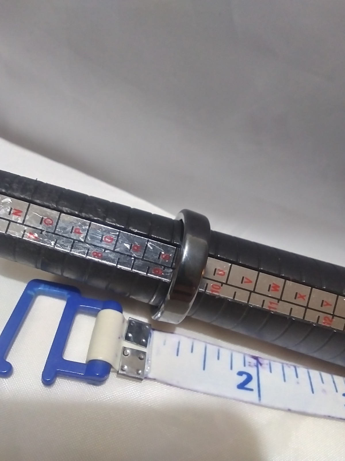 Real Non Magnetic Black Flat Hematite Basic Ring … - image 11