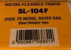 Peco SL-104F Steel Sleeper Type Flexi Track 914mm Code 75 Pk25