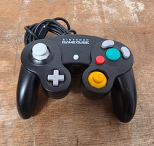 Official Nintendo GameCube Controller Black – OEM Genuine – Tested & Working