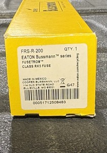 Bussmann FRS-R-200 Fusetron 600 V Amp Fuse - Factory New!!!