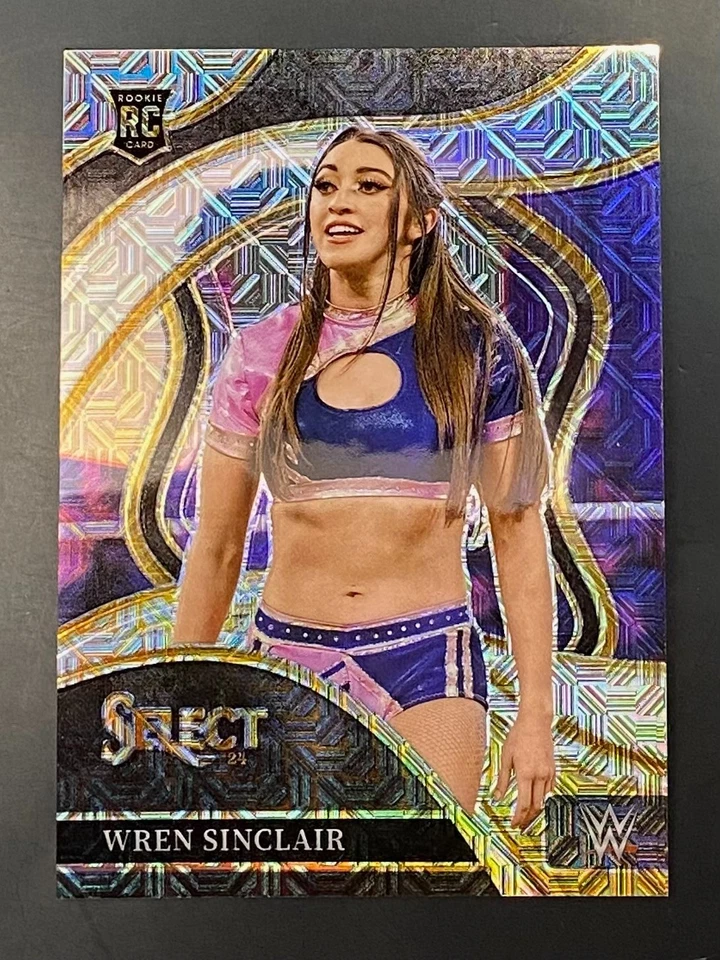 2024 Panini Select WWE Wren Sinclair Rookie Mojo Prizm FOTL #/8 Ringside #285 RC - Image 2 of 4