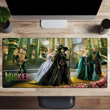 [40*90cm 1pc Wicked the Musical Elphaba&Glinda Themed Gaming Mouse Pad&Keyboard-