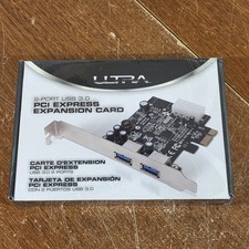 Ultra 2-port USB 3.0 PCI Express Expansion Card Sealed package