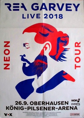 GARVEY, REA - REAMONN - 2018 - In Concert - Neon Tour - Poster - Oberhausen