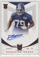 2013 Panini Momentum Rookie Signatures 431/599 Damontre Moore #120 Auto 02u3