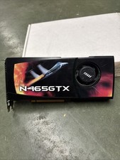 MSI NVIDIA GeForce GTX 465 N465GTXM2D1G 1GB GDDR5 SDRAM PCI Express x16...