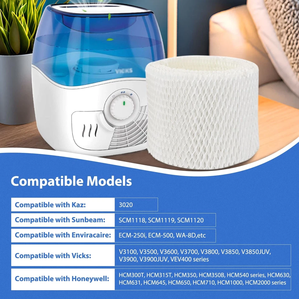 Paquete de 6 filtros humidificadores WF2 para humidificador Vicks V3100 V3500 V3600 V3700 V3... Foto 2 de 4