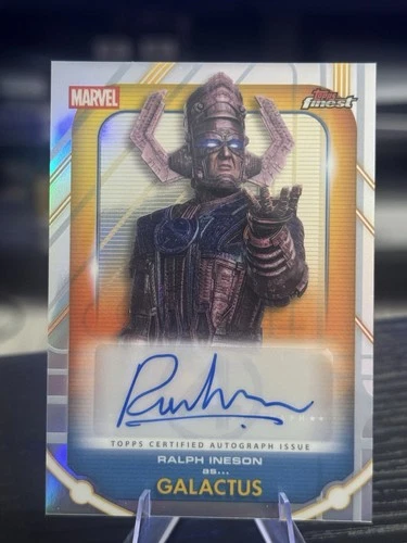 2026 Topps Finest Fantastic Four Galactus Autograph FA-RI Ralph Ineson