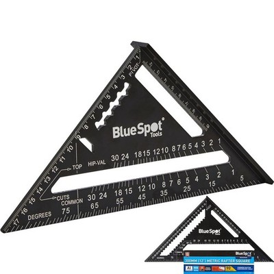BlueSpot 7'' Square Aluminium Dachsparren Tri-Square Gehrungssäge Führung 150 mm