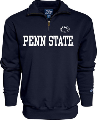 Men'S Penn State Nittany Lions Quarter Zip Sweatshirt Team Color, Team Color, Xx