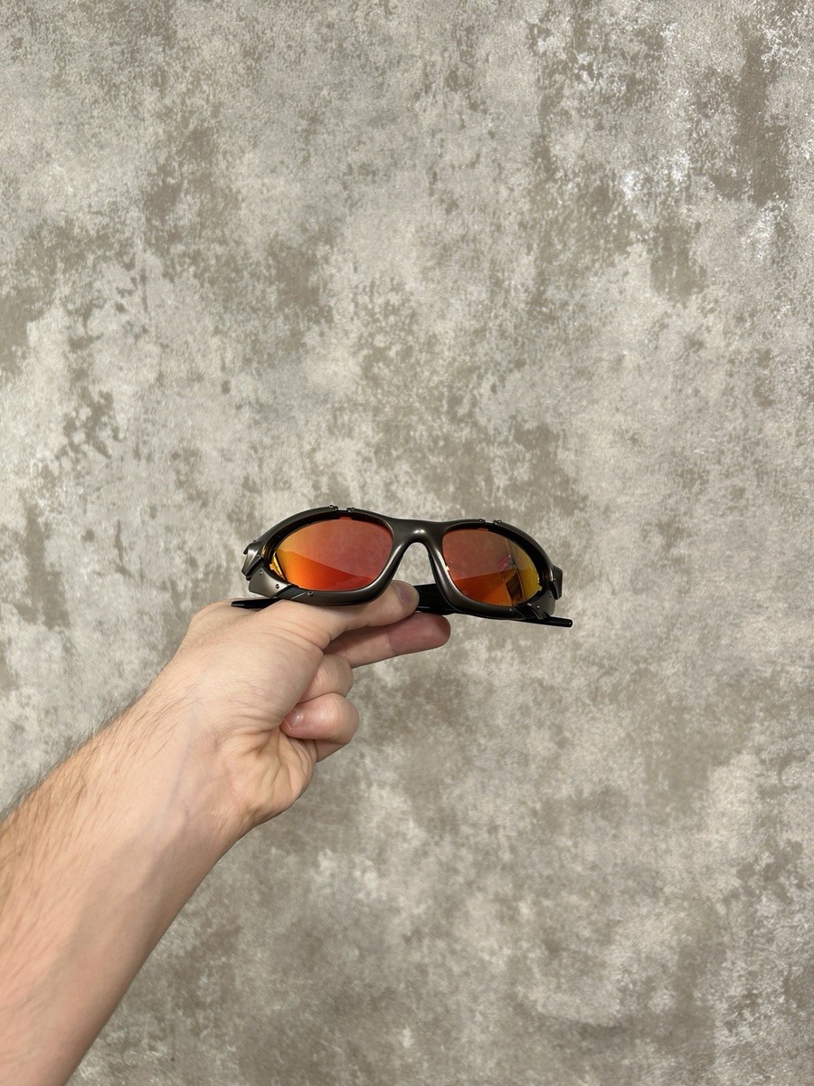 Oakley Plate Vintage Glasses Y2K Style Gorpcore | Fire Oakley Plate Vintage Glasses Y2K Style Gorpcore | Fire