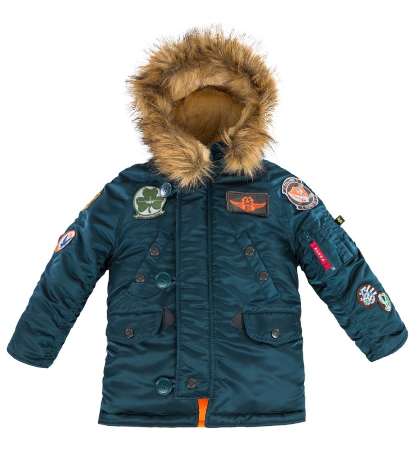 Alpha Industries Kids N-3B Maverick Flight Parka Navy Alpha Industries Kids N-3B Maverick Flight Parka Navy