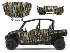 Polaris General 1000 XP 4 seater graphics decal kit Mossy Oak Bottomland Camo