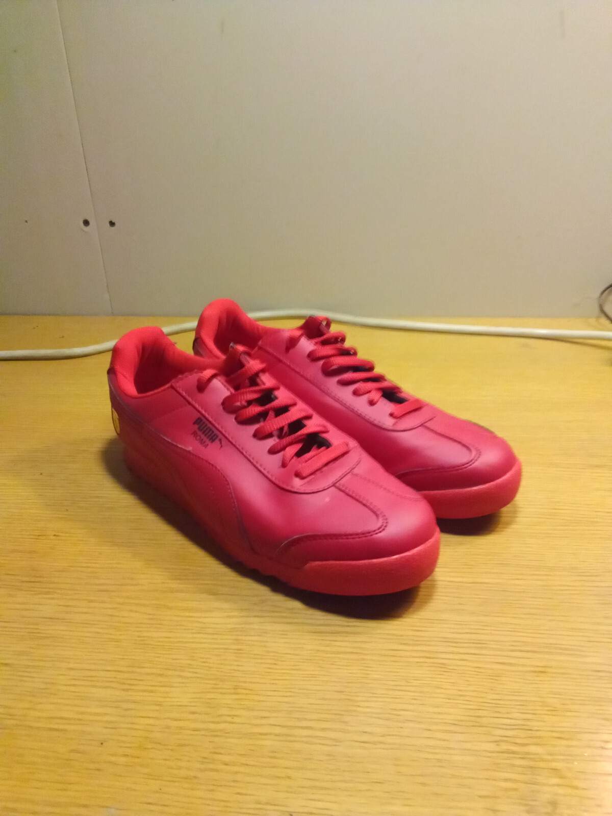 PUMA Men's Scuderia Ferrari X Roma Red Sneakers Size 8.5 US image 7