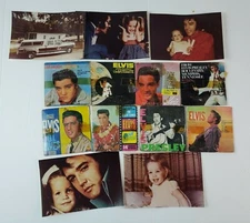 Complete Set 8 Vintage ELVIS Chu-Bops Gum & Mini Record Album Covers & Photos