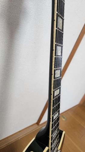 Greco Les Paul Custom Style Vintage Electric Guitar Black From JAPAN - Picture 7 of 10
