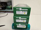 Bowser 40ft Boxcars (3 Cars), used