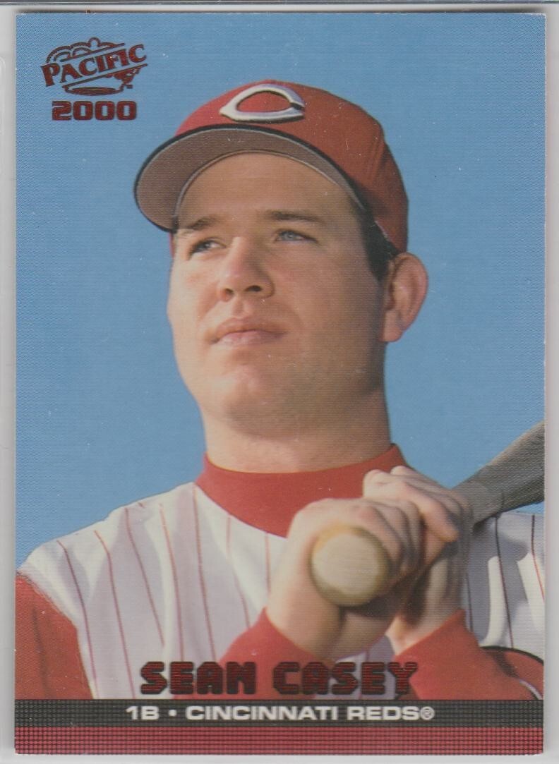 2000 Pacific Ruby #111A Sean Casey Cincinnati Reds Portrait 7-Eleven Exclusive