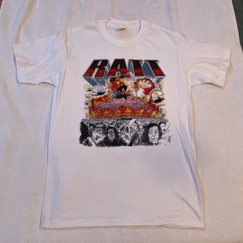 Vintage 80s Ratt Screen Stars Shirt Men Medium Si… - image 1