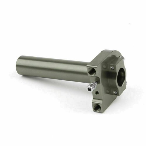 CNC Twist Throttle For Moped Scooter Street Motorcycle Birt Monkey Bike Gray B - Picture 3 of 5