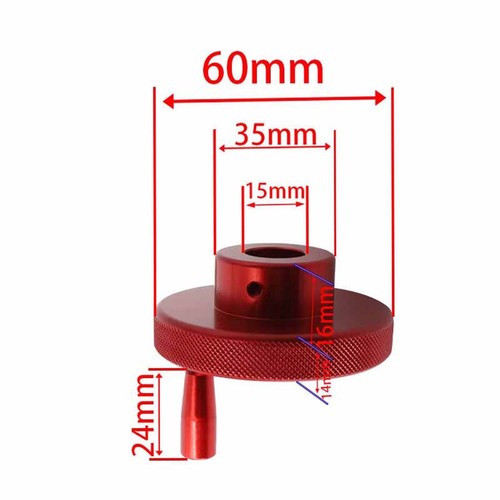Hand Wheel 30/40/50/60/80mm Diameter Hole Dia M3~M8 for Lathes Milling Machine - Picture 84 of 102